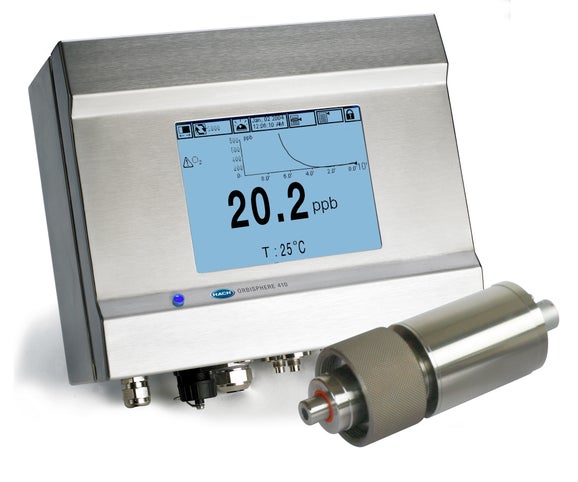 Kit de sensor LDO Orbisphere K1100, 0 - 40 ppm, controlador 410, celda de flujo de ¼