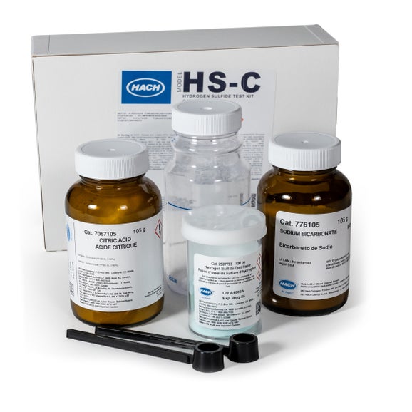 Kit de prueba de sulfuro de hidrógeno, modelo HS-C