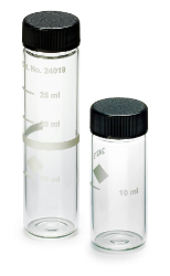 Celdas de muestras, redondas de 1 pulgada, env./6 (4 x 10 ml, 2 x 25 ml)