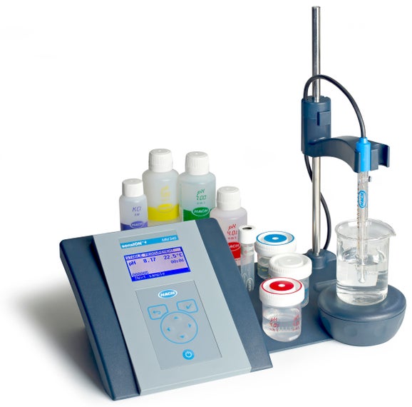Kit de laboratorio Sension+ MM340, conforme a las GLP, para pH e ISE, de uso general