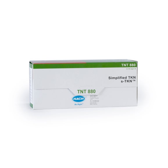 Pruebas en cubeta TNTplus para TKN simplificado (s-TKN) (0 - 16 mg/L N), 25 pruebas